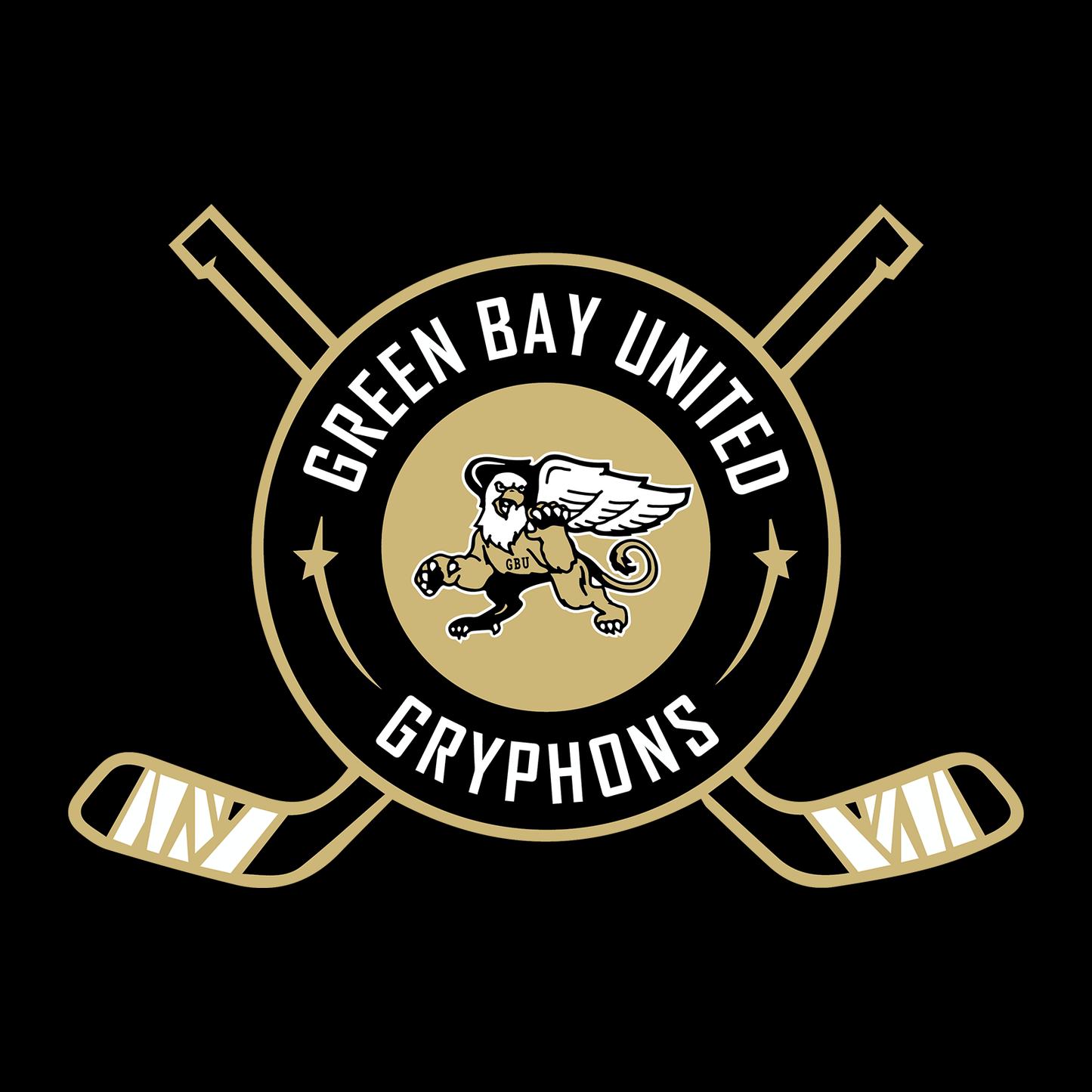 GBU Gryphons logo hoodie
