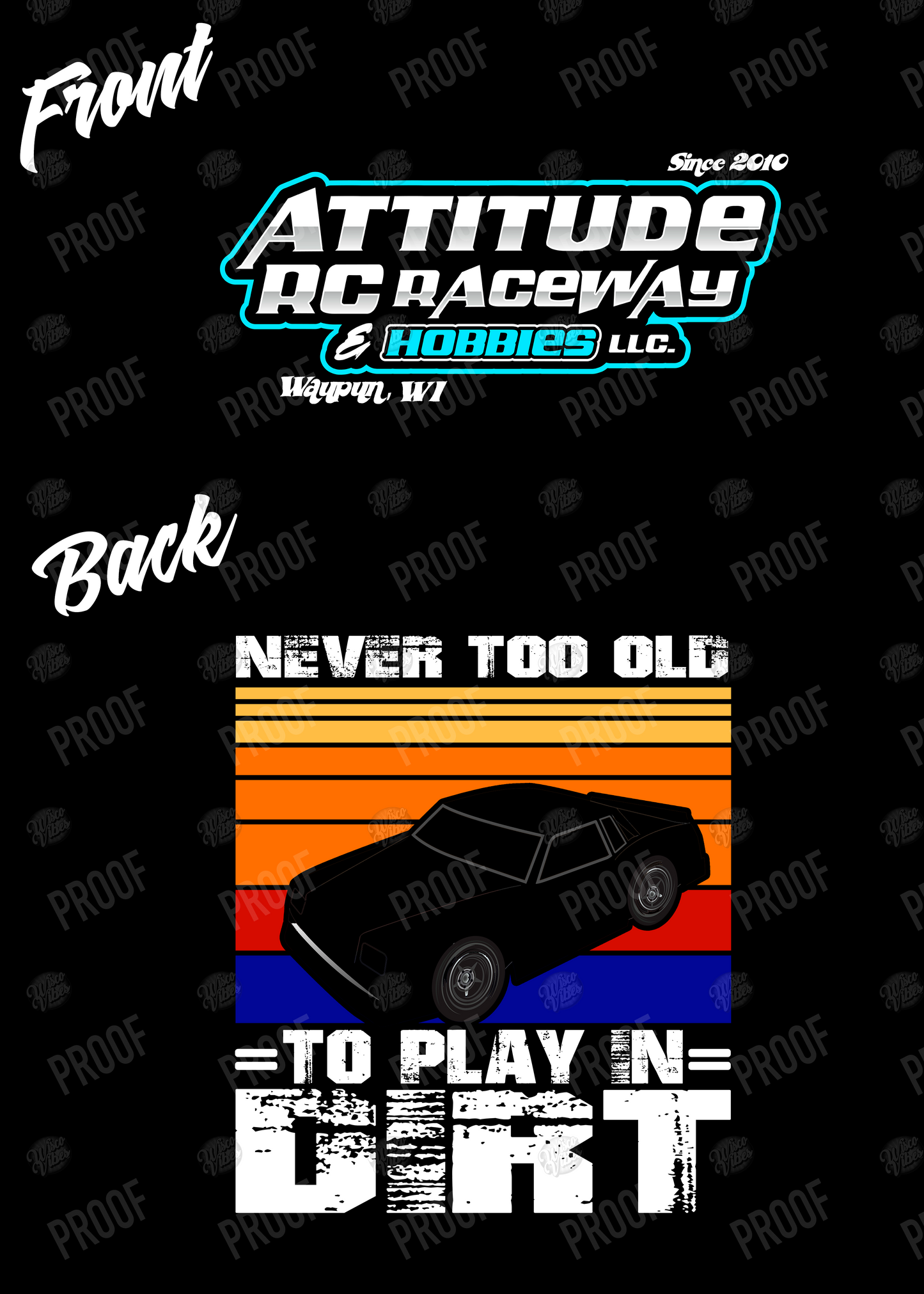 Attitude Raceway Dirt Hoodie