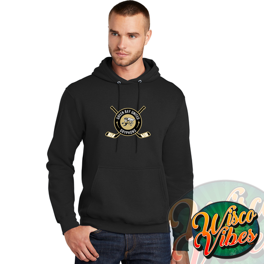 GBU Gryphons logo hoodie