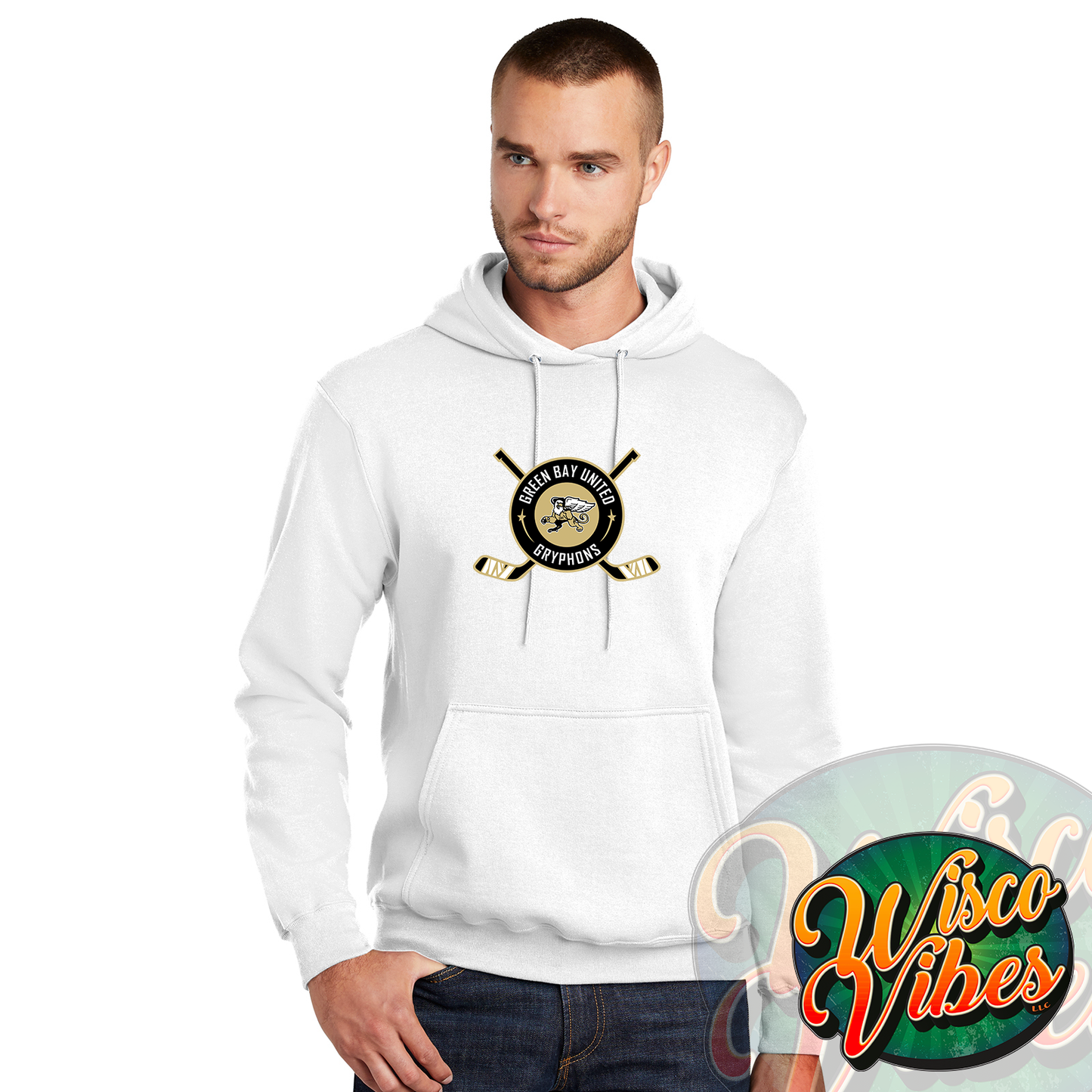 GBU Gryphons logo hoodie