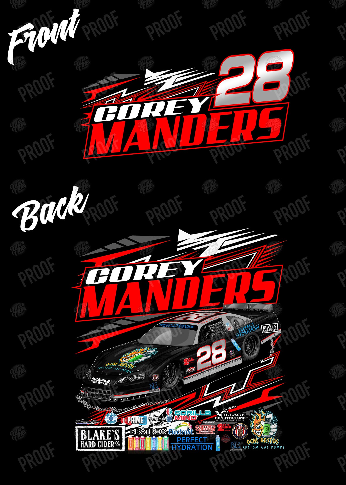 Corey Manders T-shirts