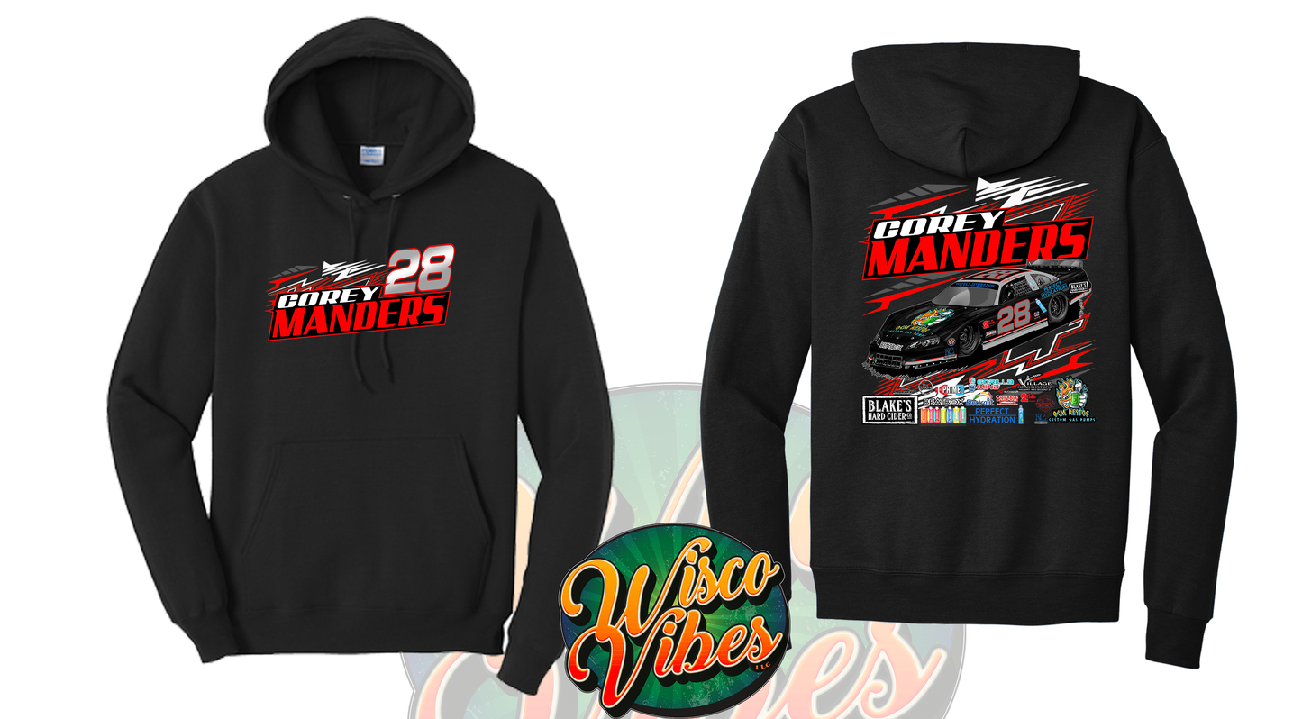 Corey Manders Hooded Sweatshirts