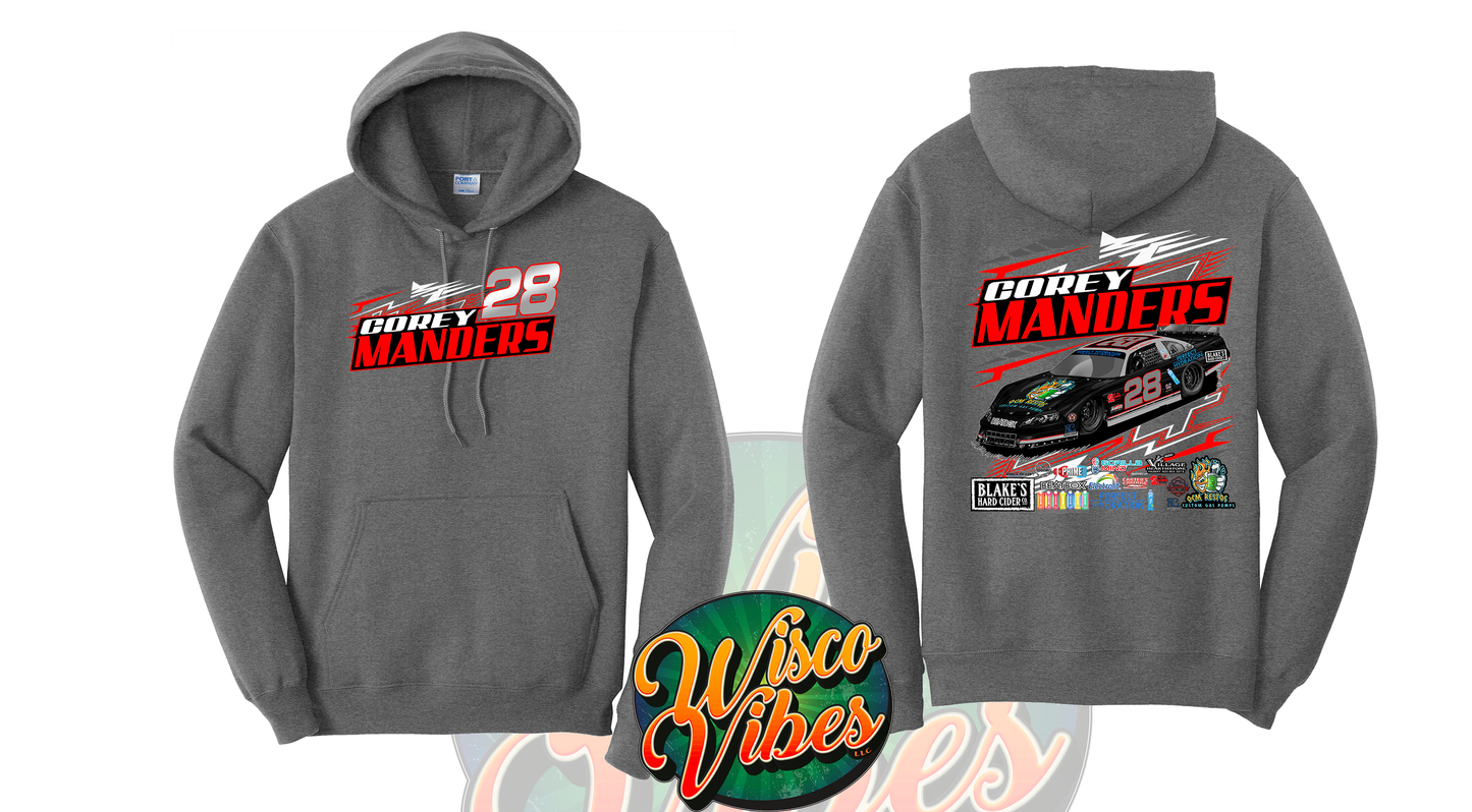Corey Manders Hooded Sweatshirts