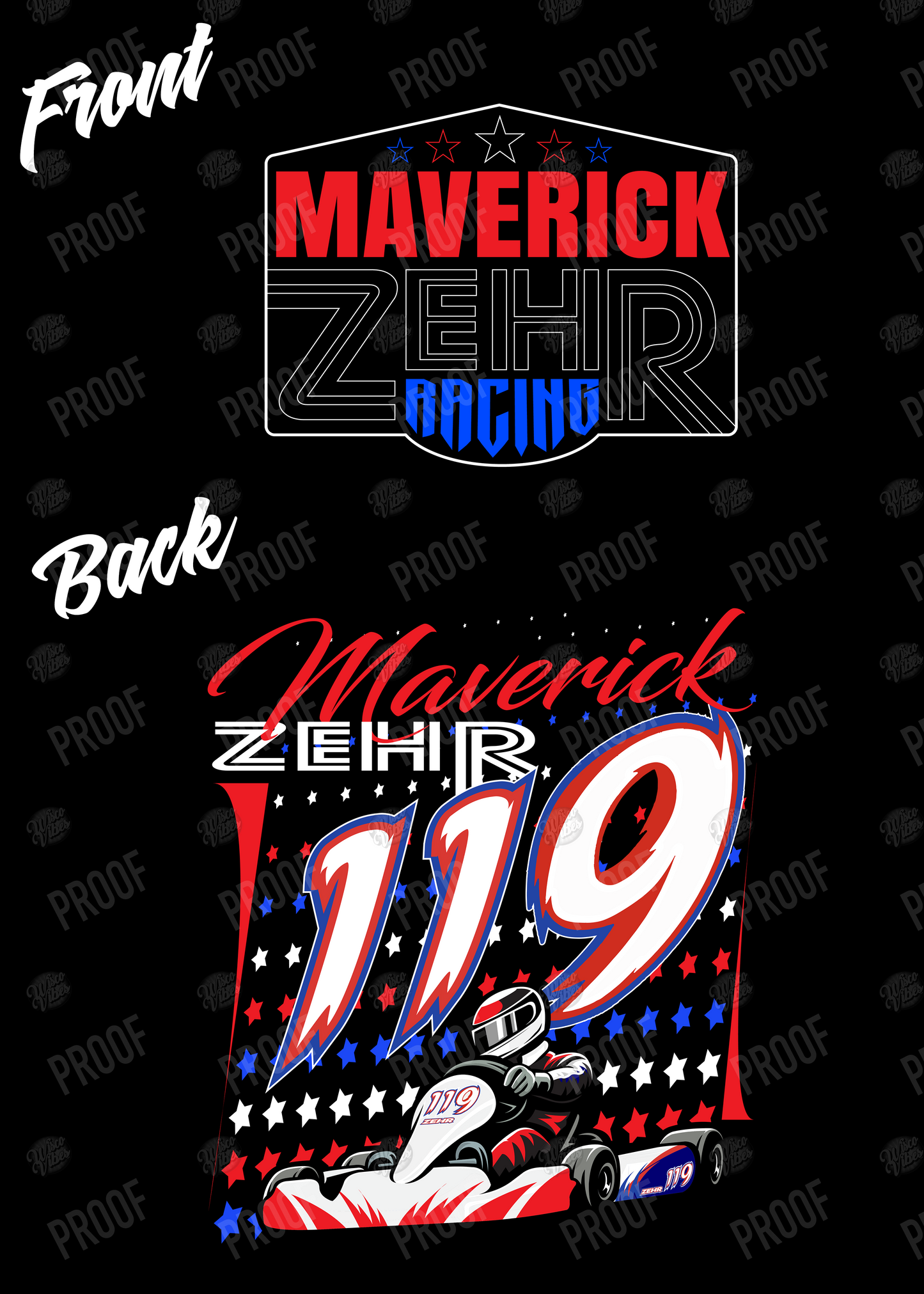 Maverick Zehr Racing T-shirt