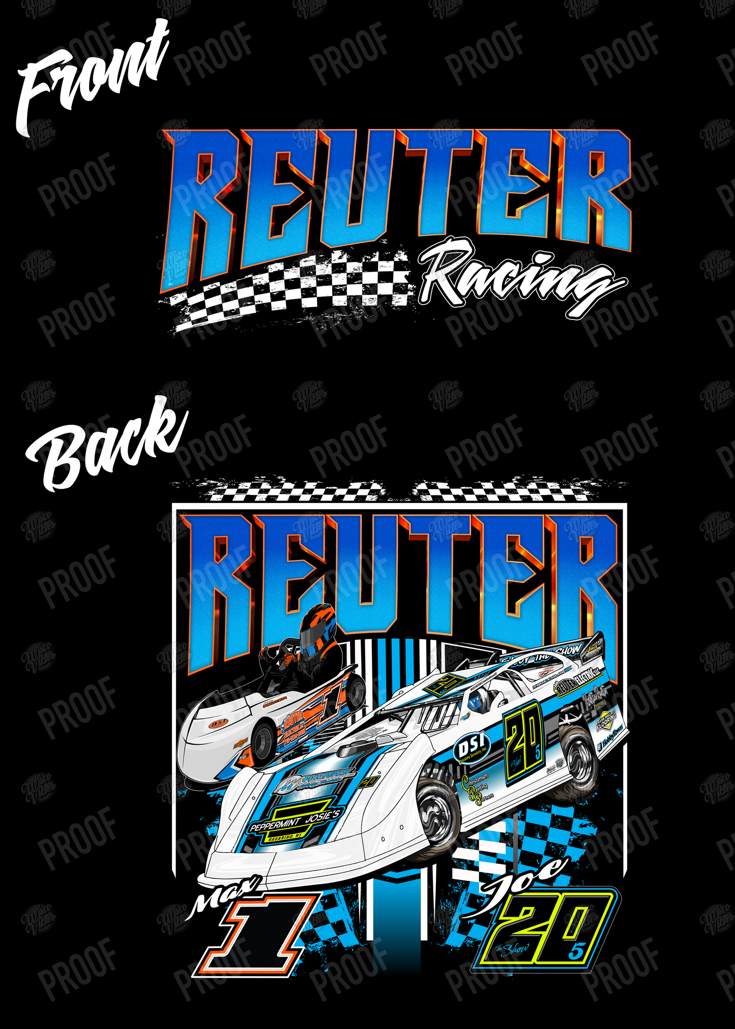 Reuter Racing Hooded Sweatshirts