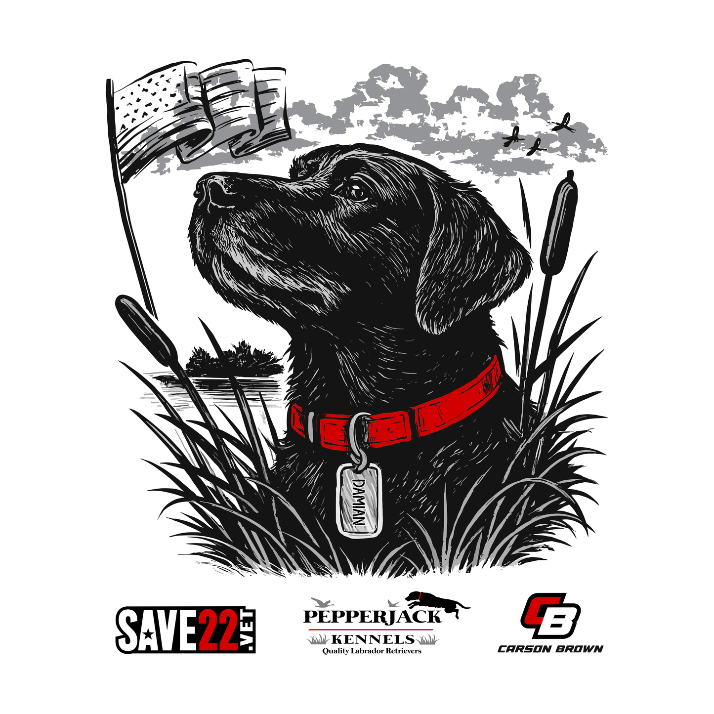 SAVE22.VET Hooded Sweatshirt