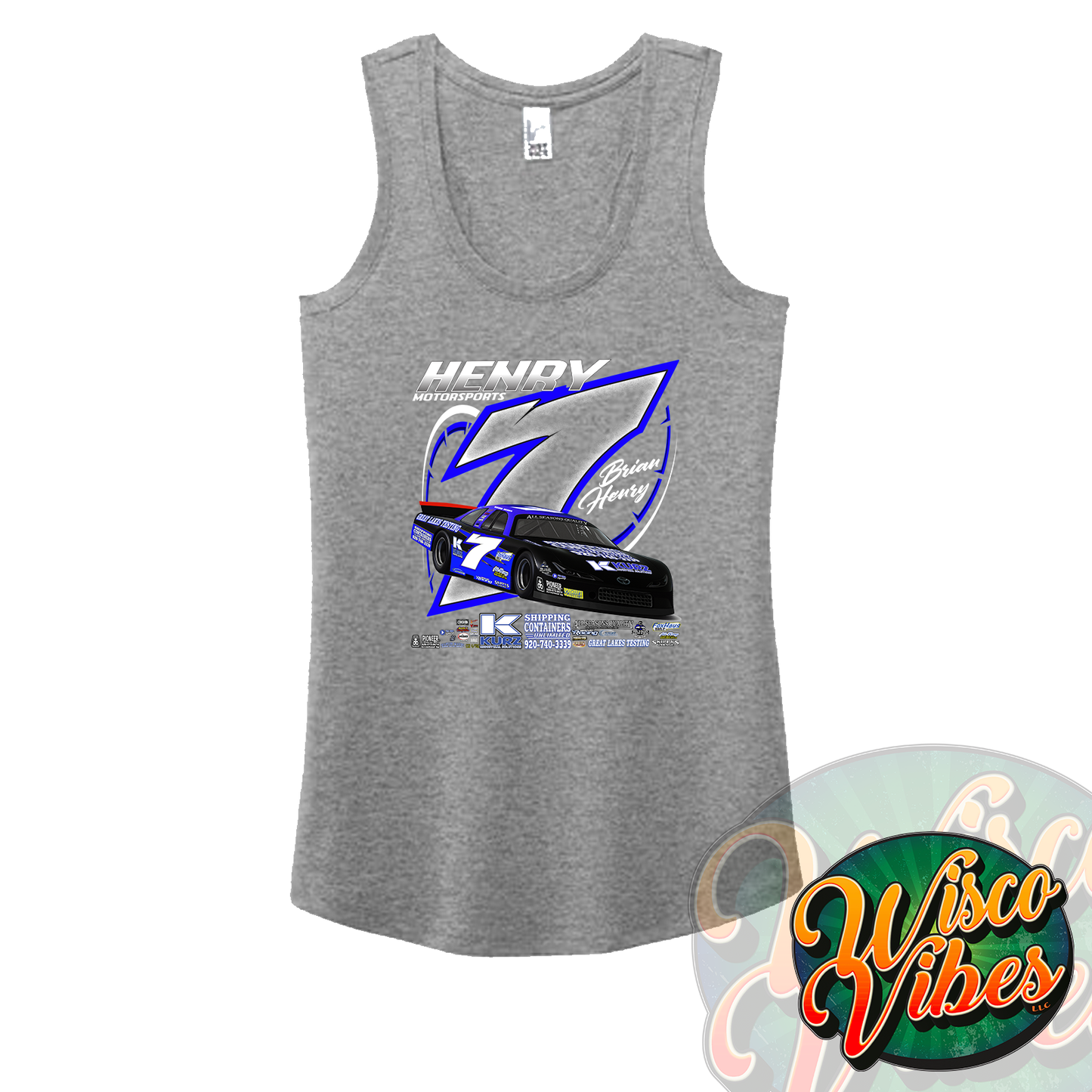 Brian Henry Ladies Racerback tanktops