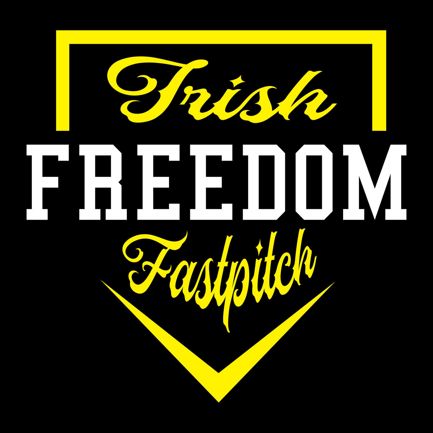 Freedom Irish Fastpitch Home Plate T-Shirt