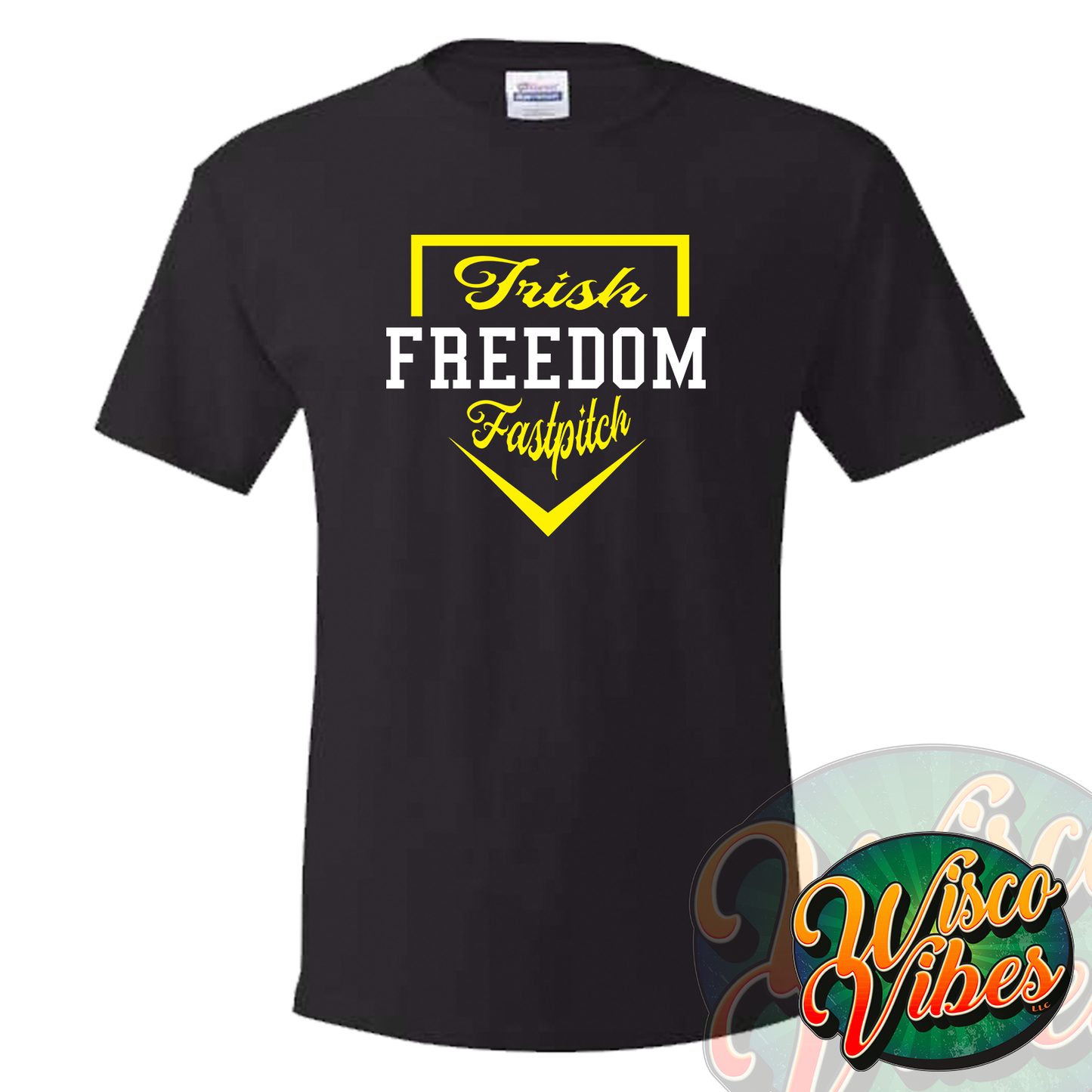 Freedom Irish Fastpitch Home Plate T-Shirt