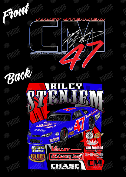Riley Stenjem - Chase Motorsports T-shirt